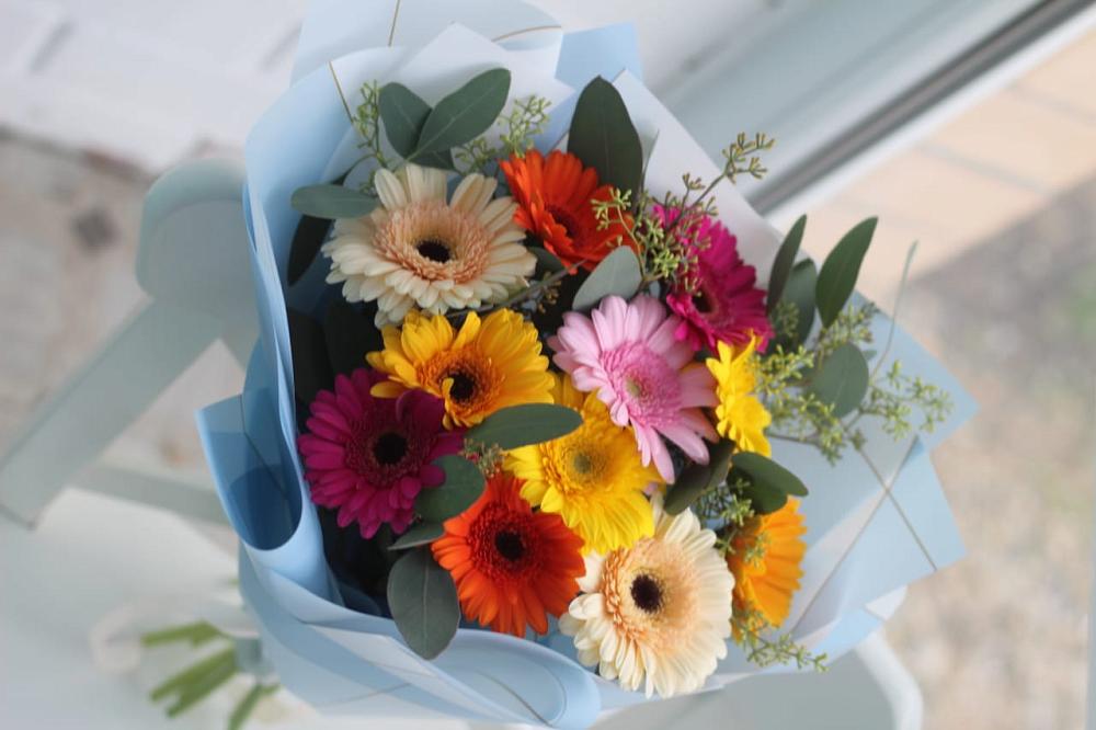 Букет цветов из: Герберы в Улётах