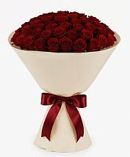 Букет 101 Бордовая роза Блэк Бакарра в Улётах