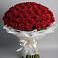 Букет 101 Красная роза Блэк Мэджик в Улётах