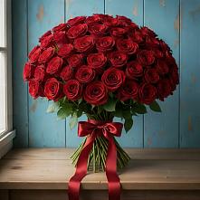 Букет Красные розы Блэк Меджик в Улётах
