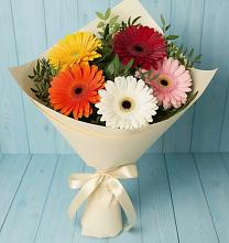 Букет цветов из:  Герберы в Улётах
