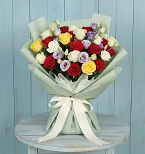 Букет цветов из:  Розы в Улётах
