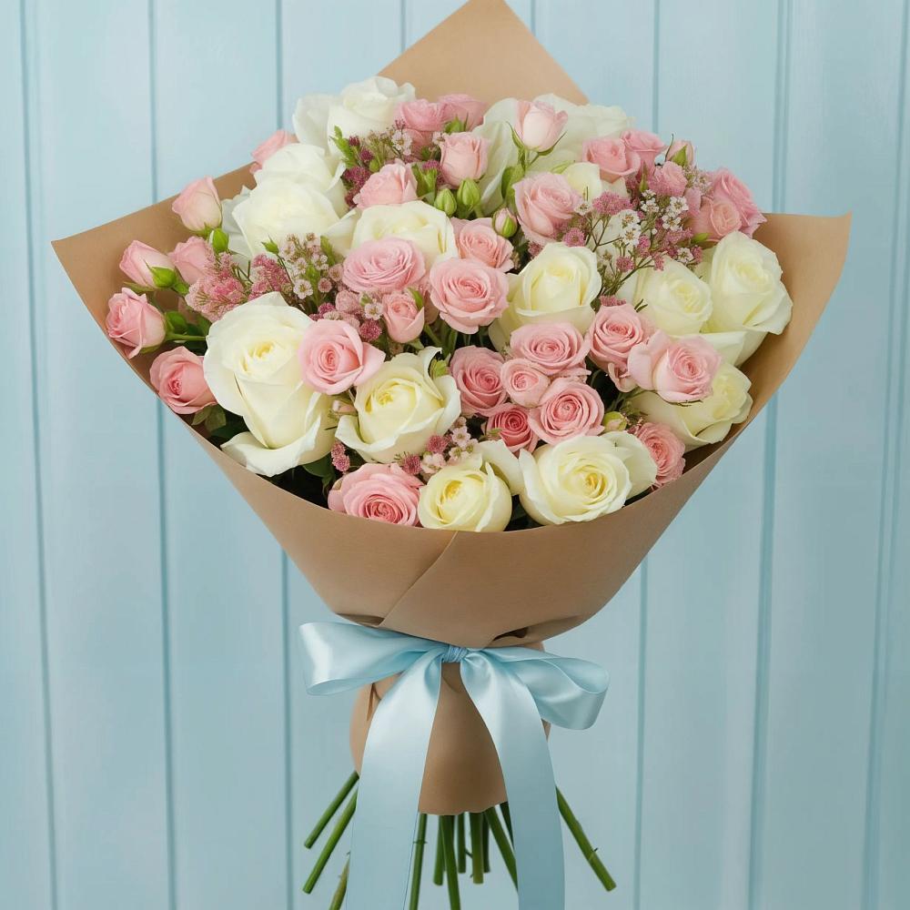 Букет цветов из: Розы в Улётах