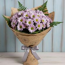 Букет цветов из:  Хризантемы в Улётах