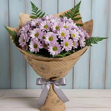 Букет цветов из:  Хризантемы в Улётах