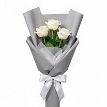 Букет 3 белые розы #REPLACE_PRED# Улётах