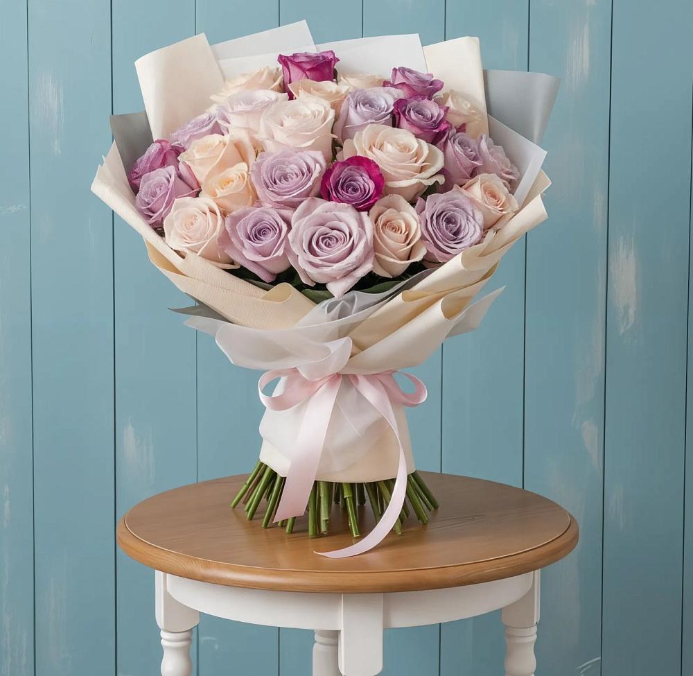 Букет цветов из: Розы в Улётах