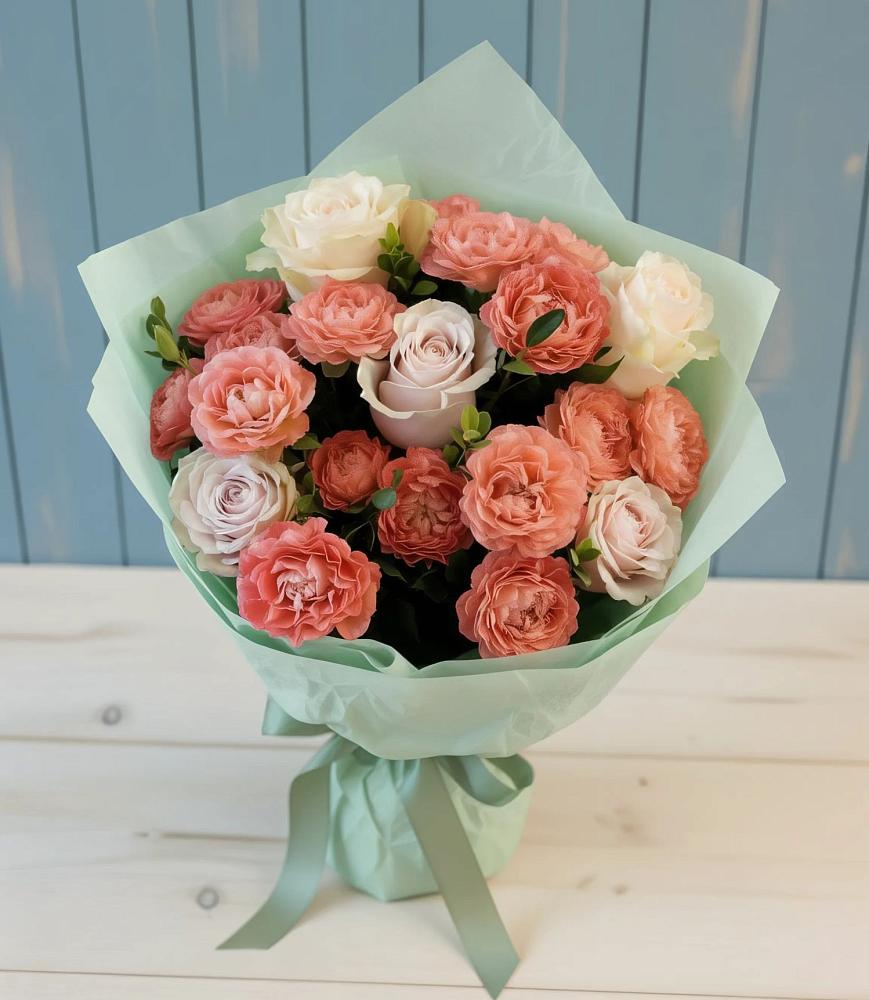 Букет цветов из: Розы в Улётах