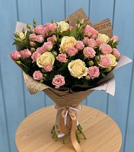 Букет цветов из:  Розы в Улётах
