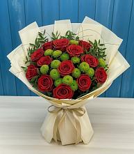 Букет цветов из:  Розы и Хризантемы в Улётах