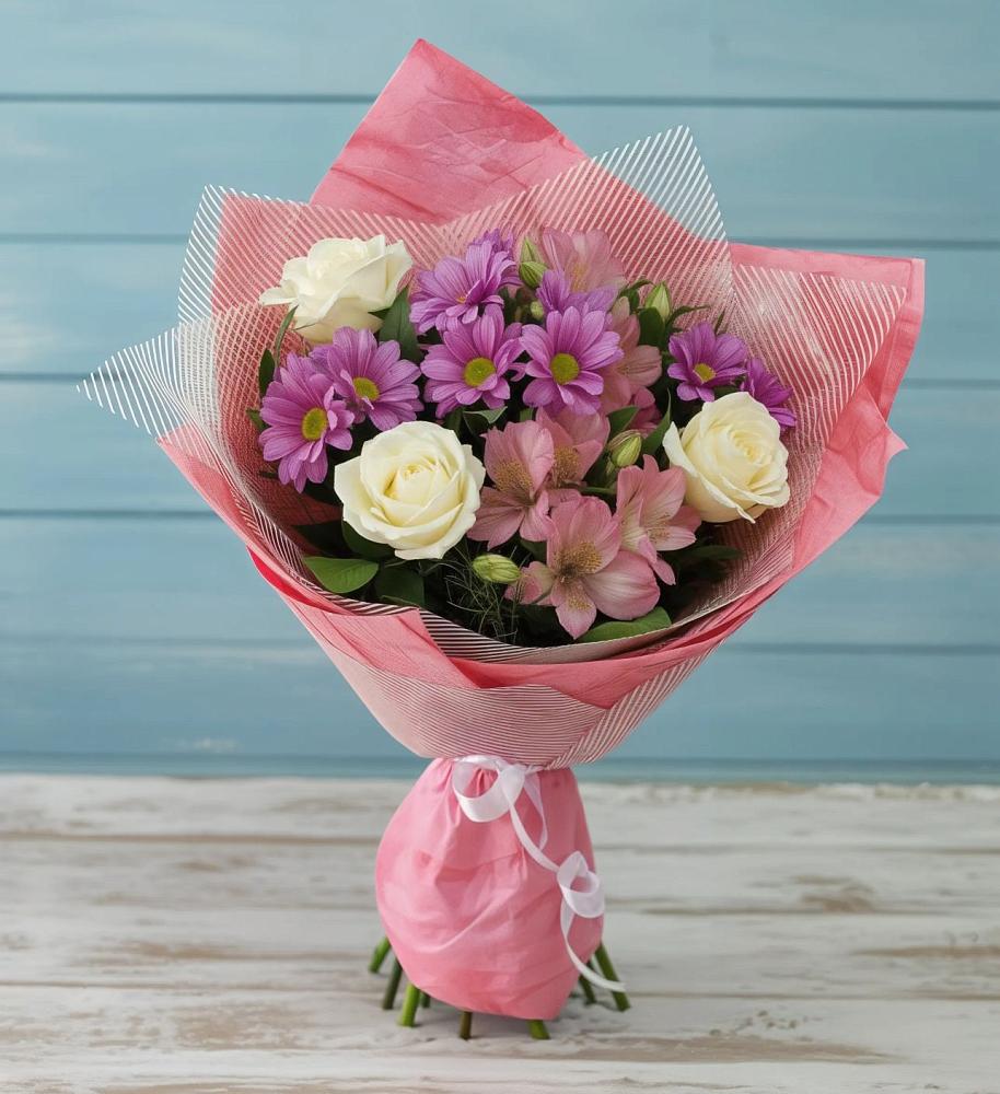 Букет цветов из: Герберы в Улётах