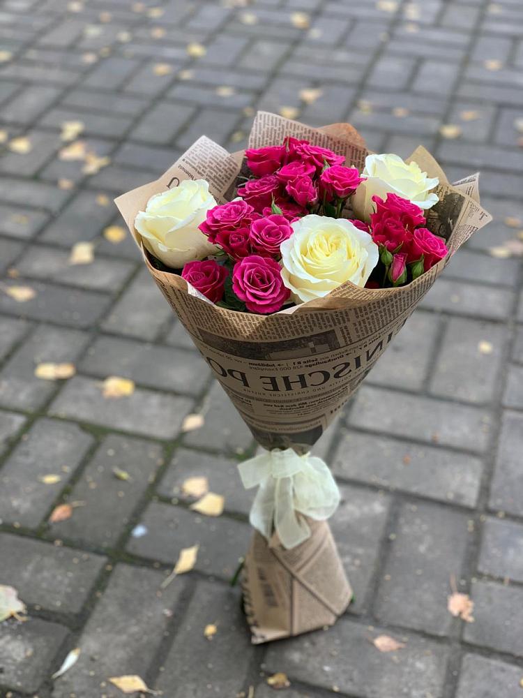 Букет цветов из: Розы в Улётах