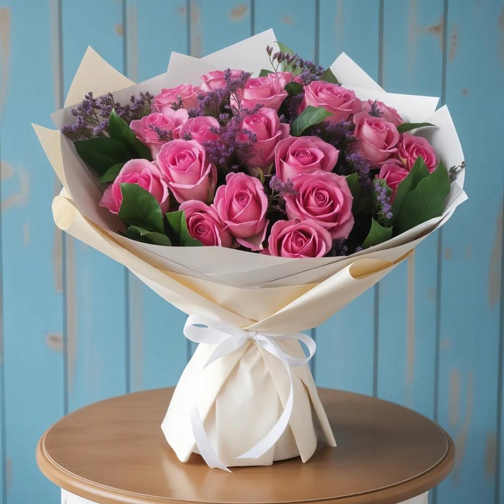 Букет цветов из: Розы в Улётах