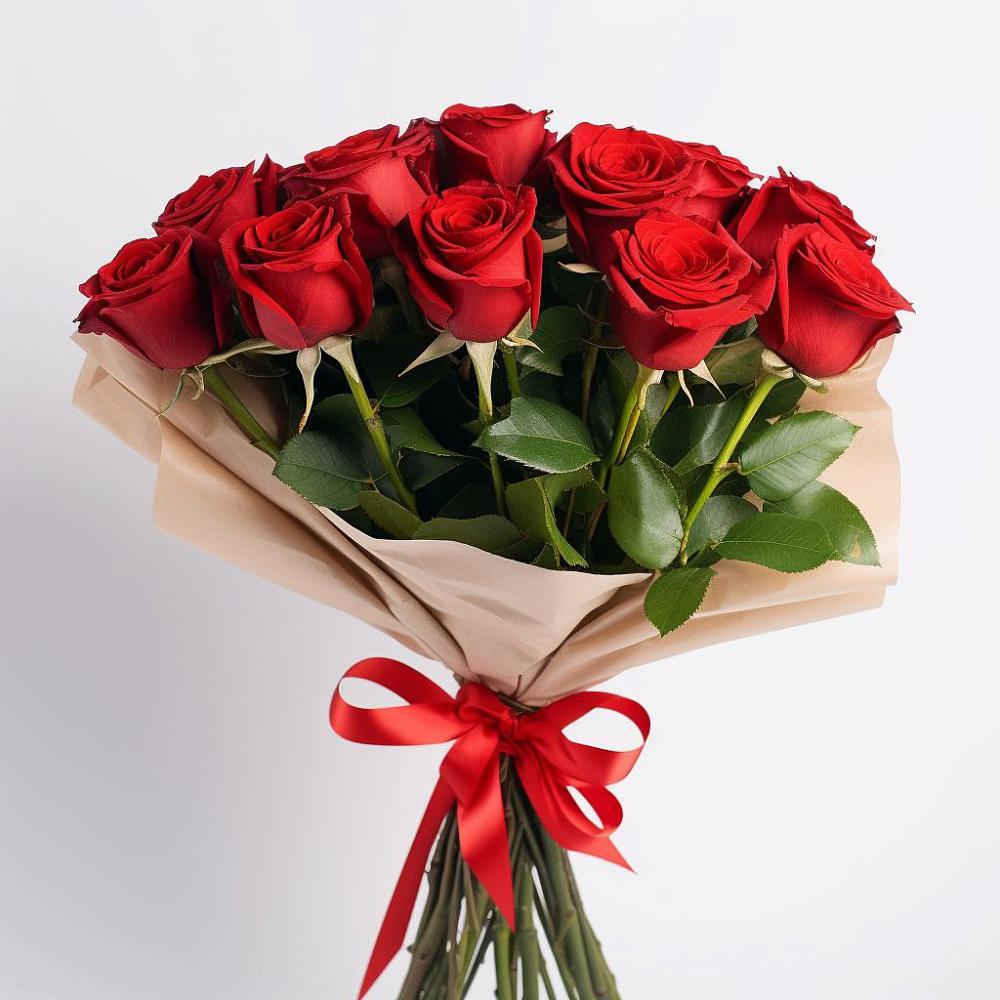 Букет 11 Красных роз Эдлесс Лав в Улётах