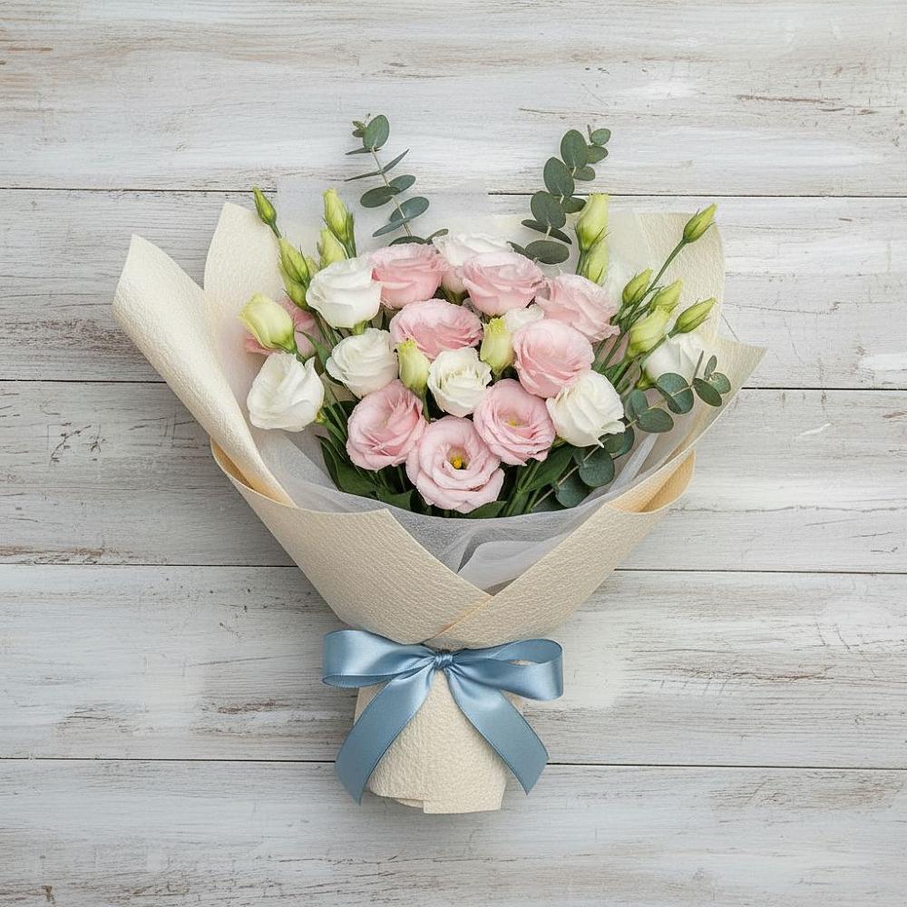 Букет цветов из: Лизиантусы в Улётах